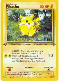 Pokemon card singles