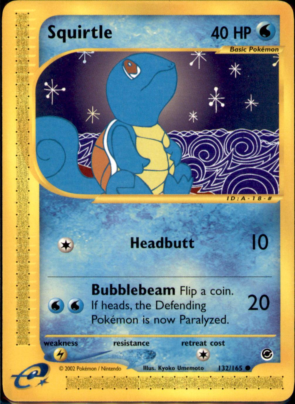 Expedition #132/165 Squirtle (132)