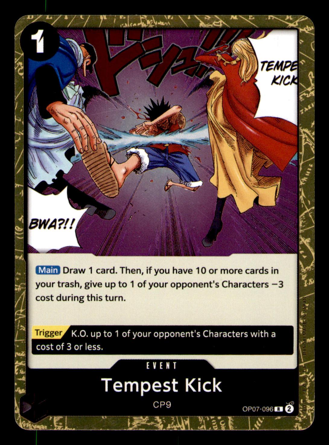 500 Years in the Future #OP07-096 Tempest Kick