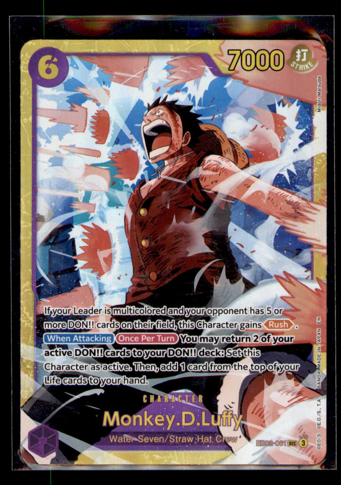 Extra Booster: Anime 25th Collection #EB02-061 Monkey.D.Luffy (061)