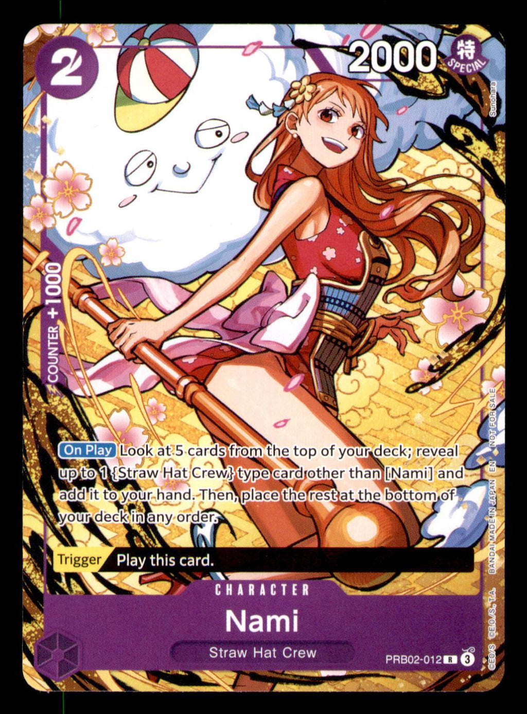 One Piece Promotion Cards #PRB02-012 Nami (Welcome Pack 2026 Vol.1)