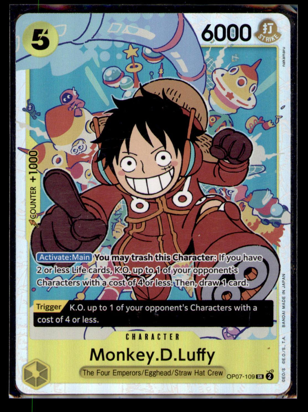 500 Years in the Future #OP07-109 Monkey.D.Luffy (109)