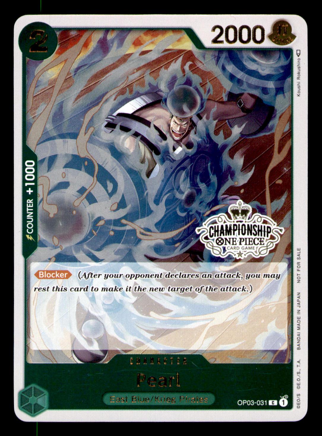 #OP03-031 Pearl (Store Championship Participation Pack Vol. 2)
