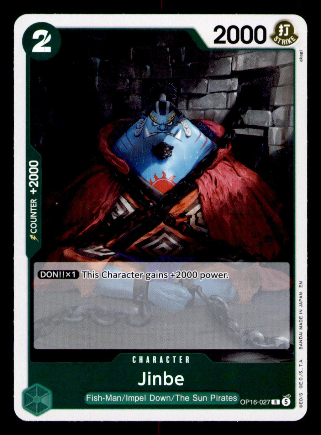 The Time of Battle #OP16-027 Jinbe (027)