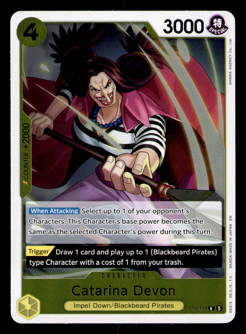 The Time of Battle #OP16-104 Catarina Devon