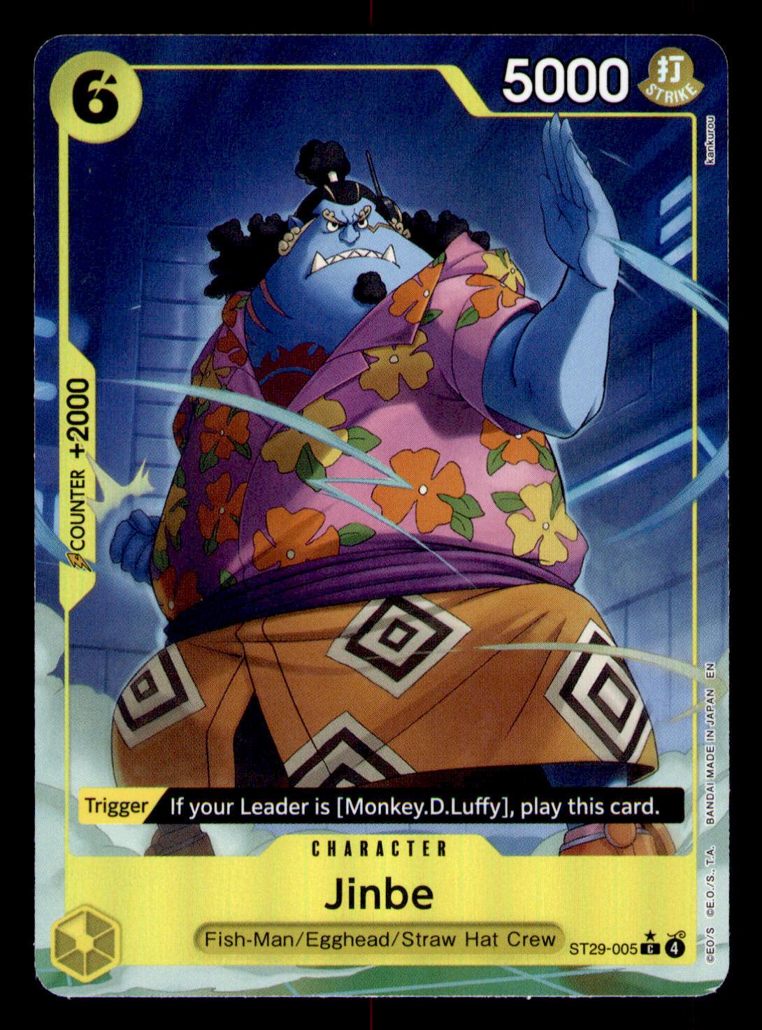 Starter Deck 29: Egghead #ST29-005 Jinbe (Full Art)