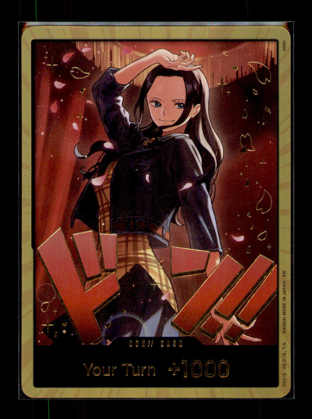 Extra Booster: One Piece Heroines Edition DON!! Card (Nico Robin) (Gold)