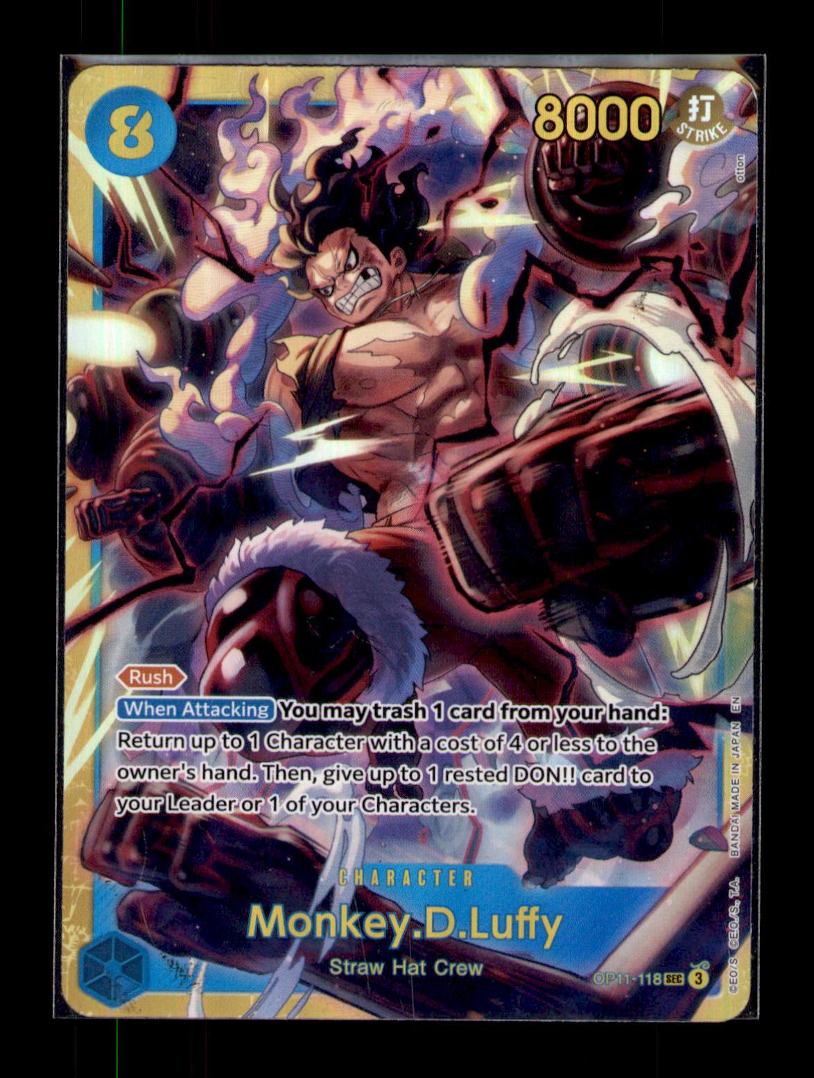 A Fist of Divine Speed #OP11-118 Monkey.D.Luffy (118)