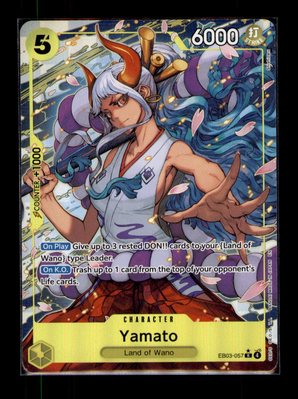 Extra Booster: One Piece Heroines Edition #EB03-057 Yamato (Alternate Art)