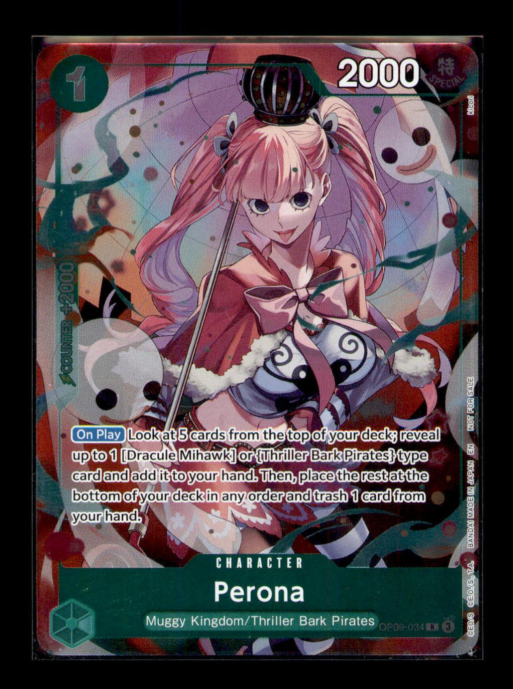 Extra Booster: One Piece Heroines Edition #OP09-034 Perona