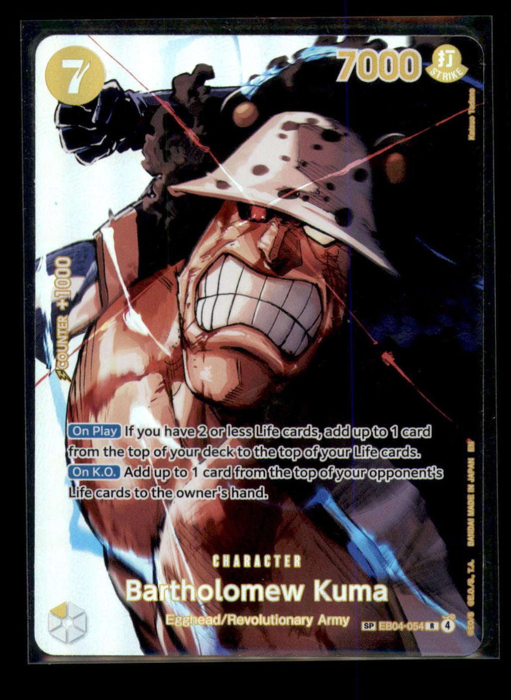 The Time of Battle #EB04-054 Bartholomew Kuma (SP)