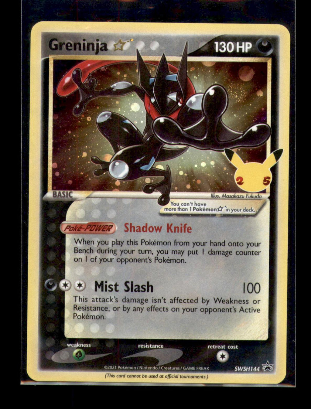 SWSH: Sword & Shield Promo Cards #SWSH144 Greninja Star
