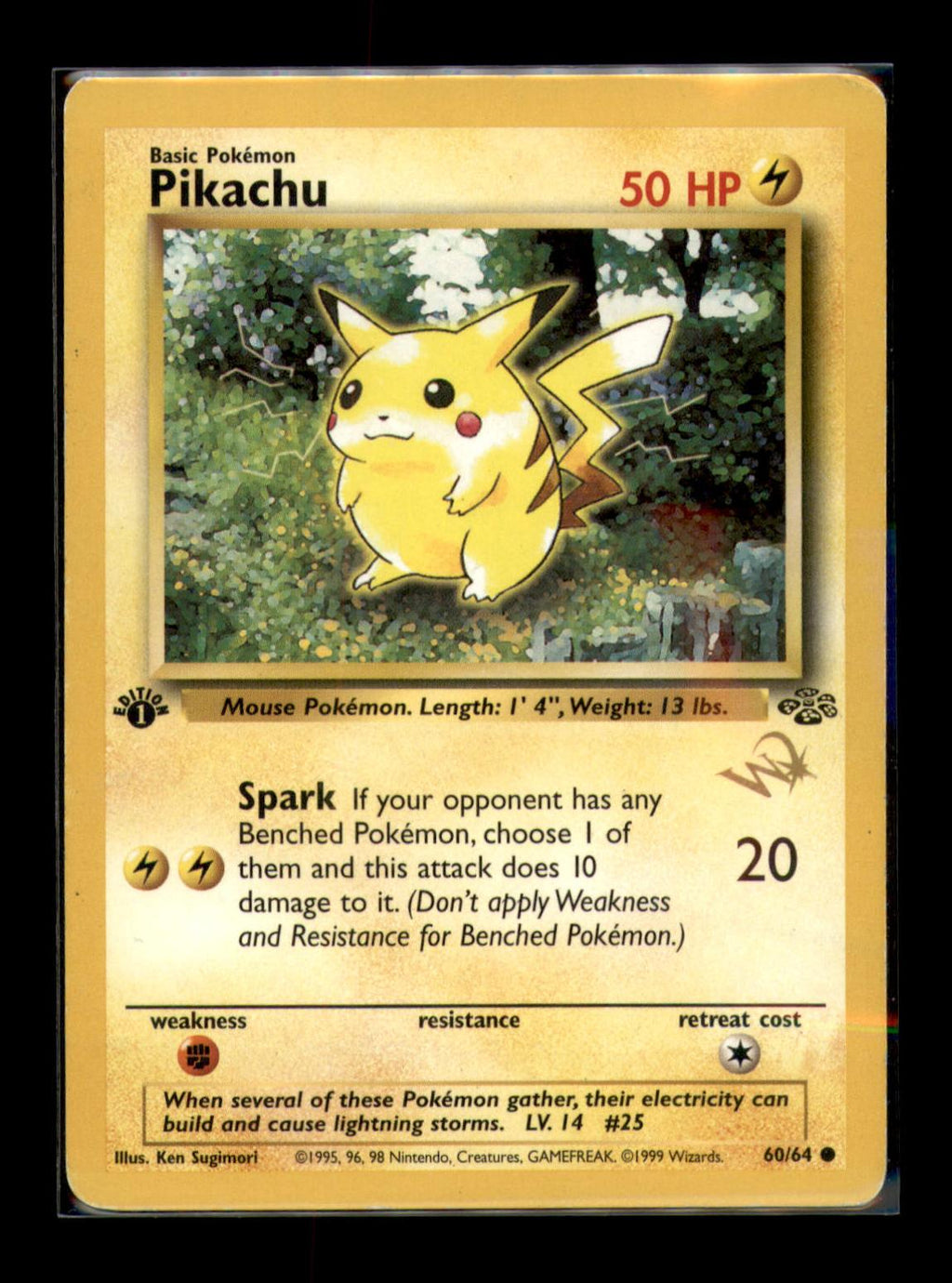WoTC Promo #60/64 Pikachu [W Stamped]