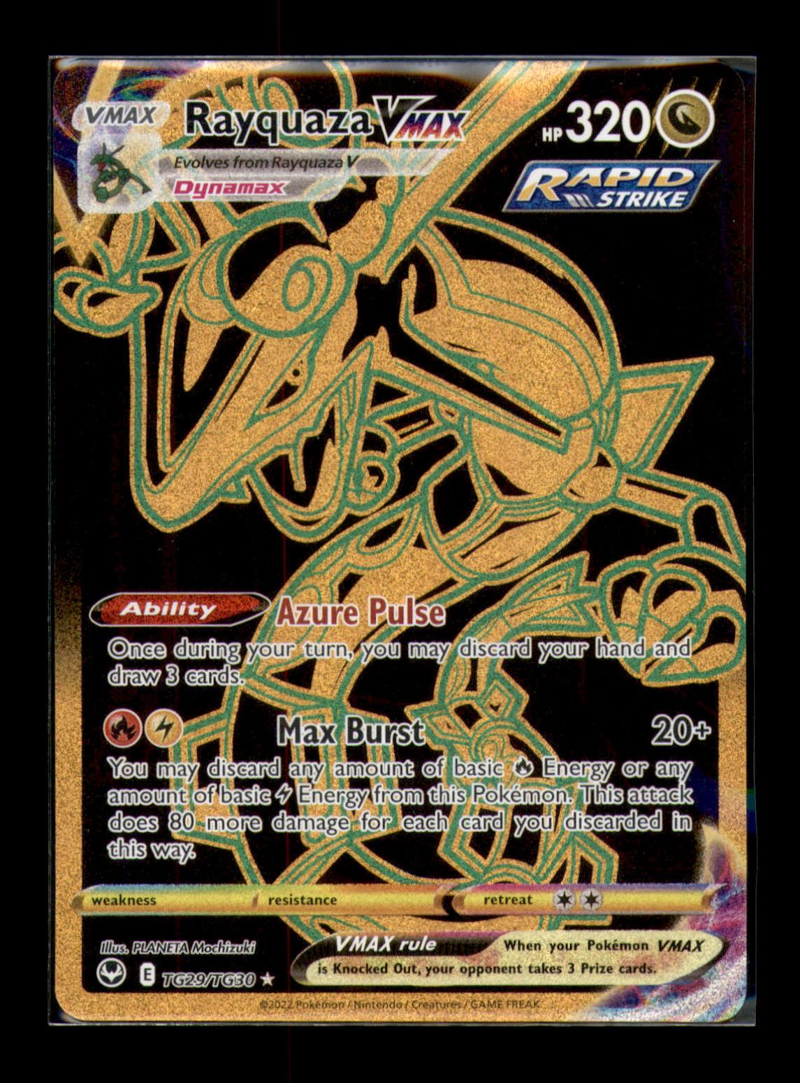 SWSH12: Silver Tempest Trainer Gallery #TG29/TG30 Rayquaza VMAX (Secret)
