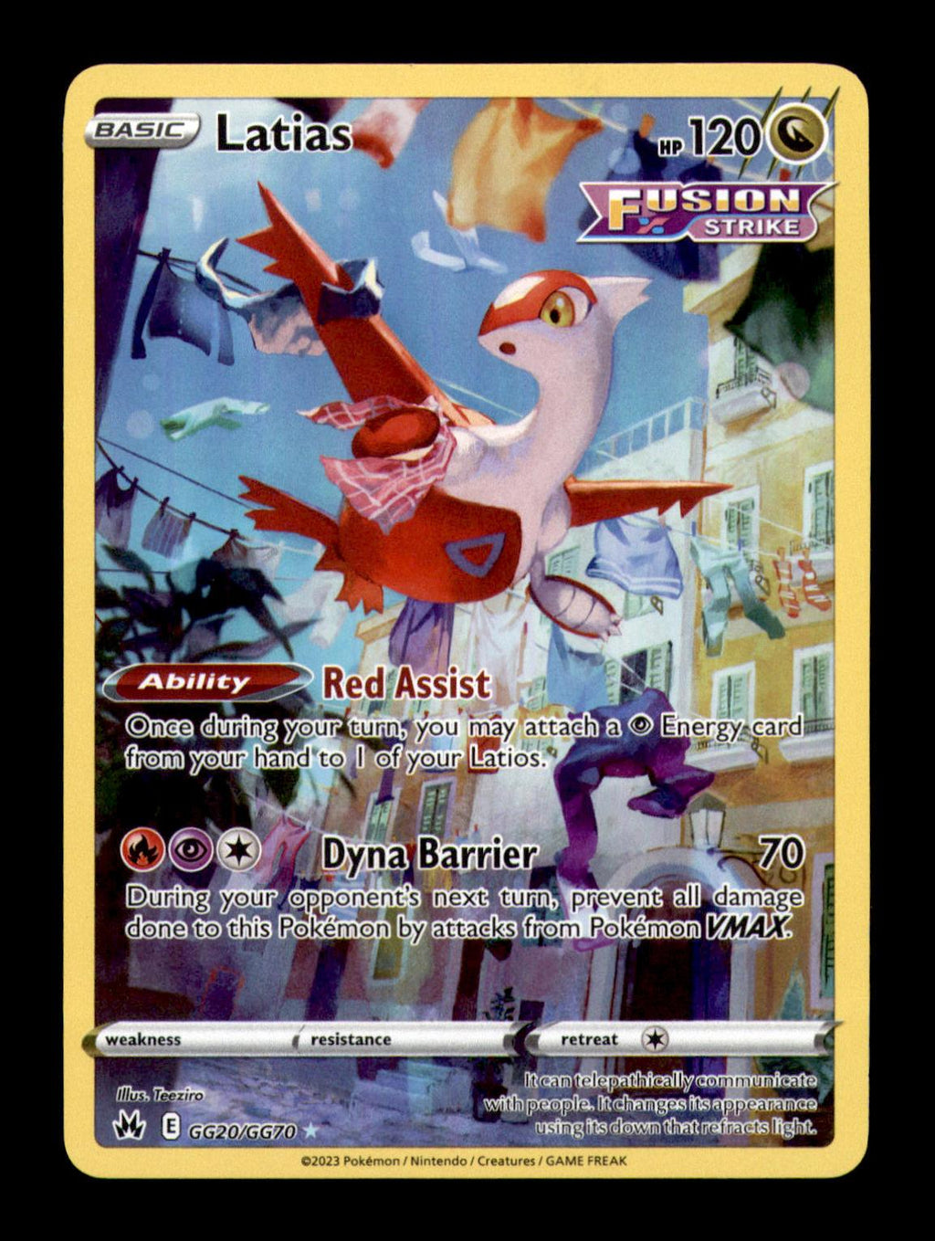 SWSH: Crown Zenith: Galarian Gallery #GG20/GG70 Latias