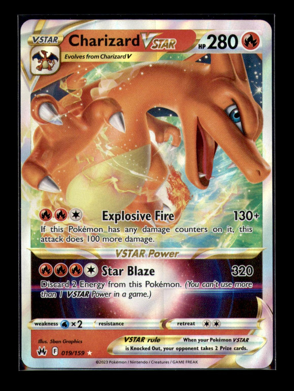 SWSH: Crown Zenith #019/159 Charizard VSTAR