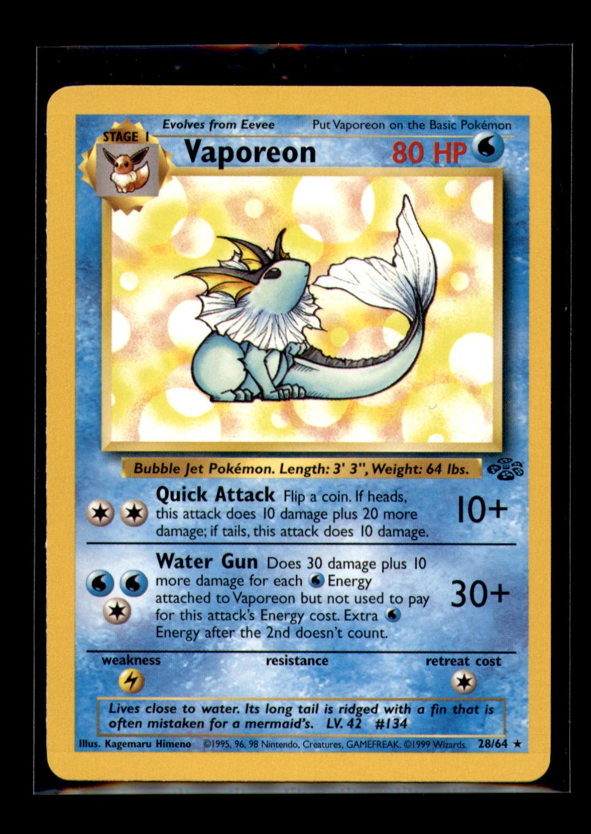 Jungle #28/64 Vaporeon (28)