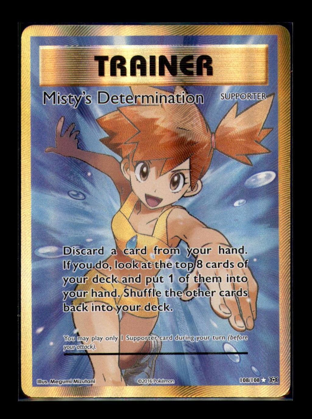 XY - Evolutions #108/108 Misty's Determination (Full Art)