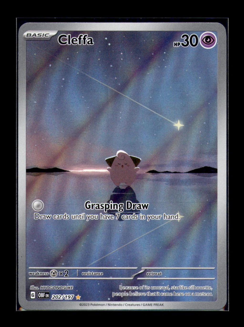 SV03: Obsidian Flames #202/197 Cleffa