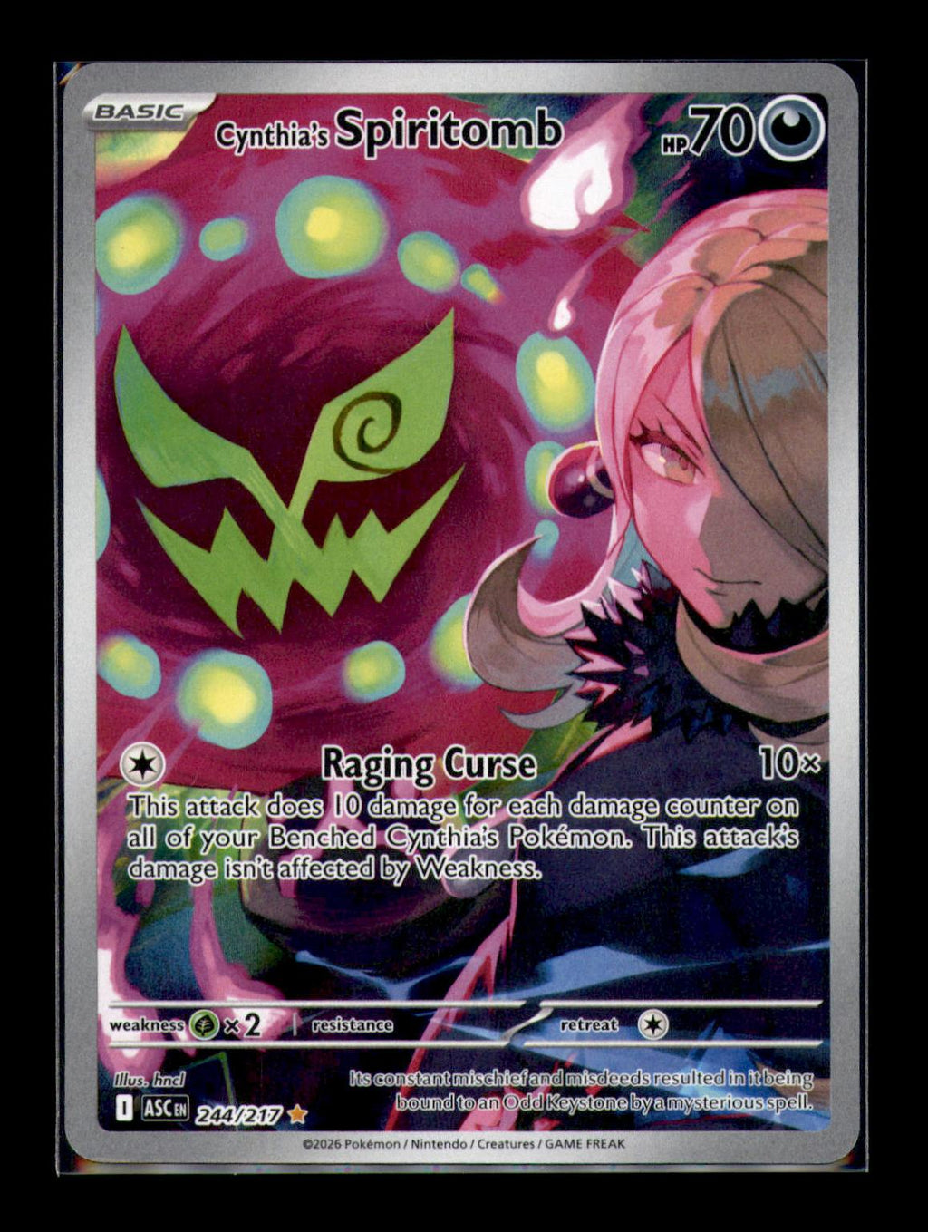 ME: Ascended Heroes #244/217 Cynthia's Spiritomb