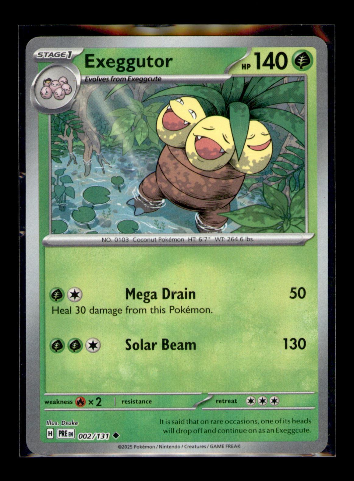 SV: Prismatic Evolutions #002/131 Exeggutor (Master Ball Pattern)