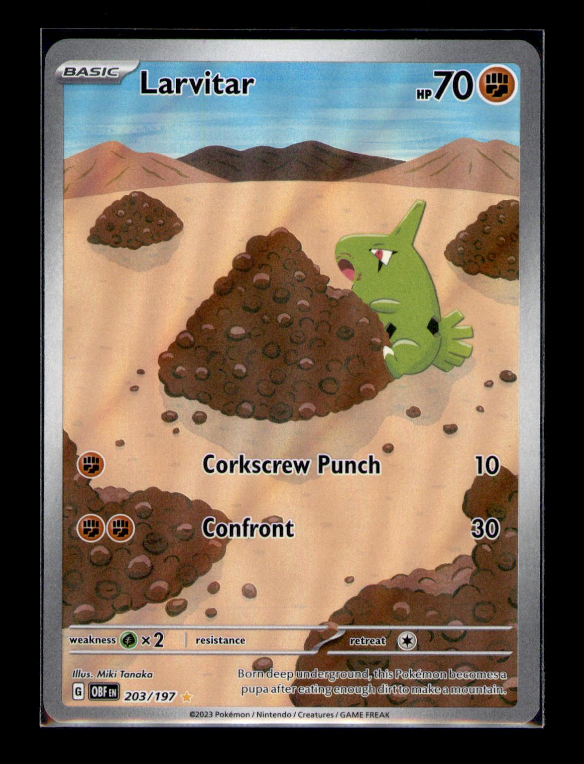 SV03: Obsidian Flames #203/197 Larvitar