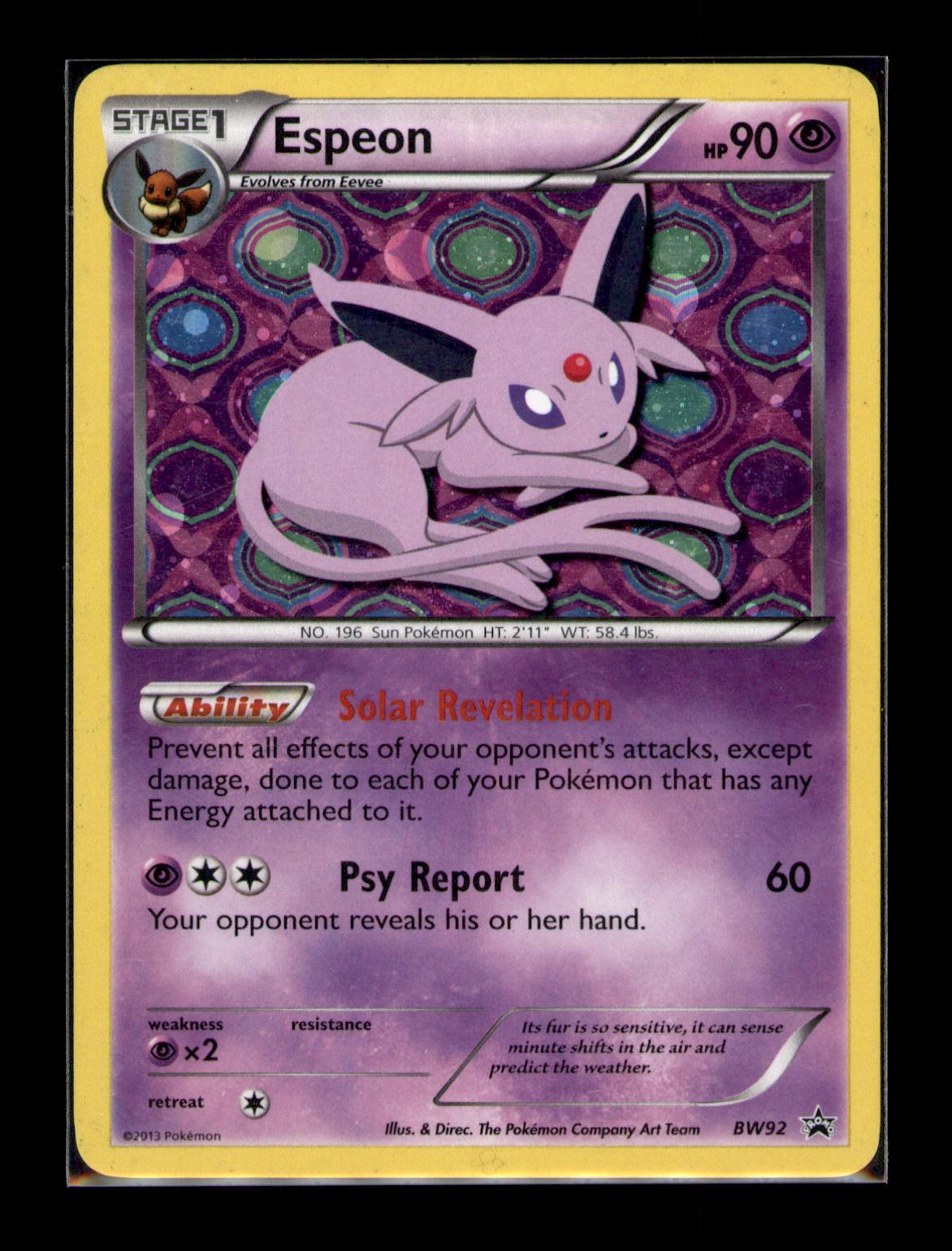 Black and White Promos #BW92 Espeon