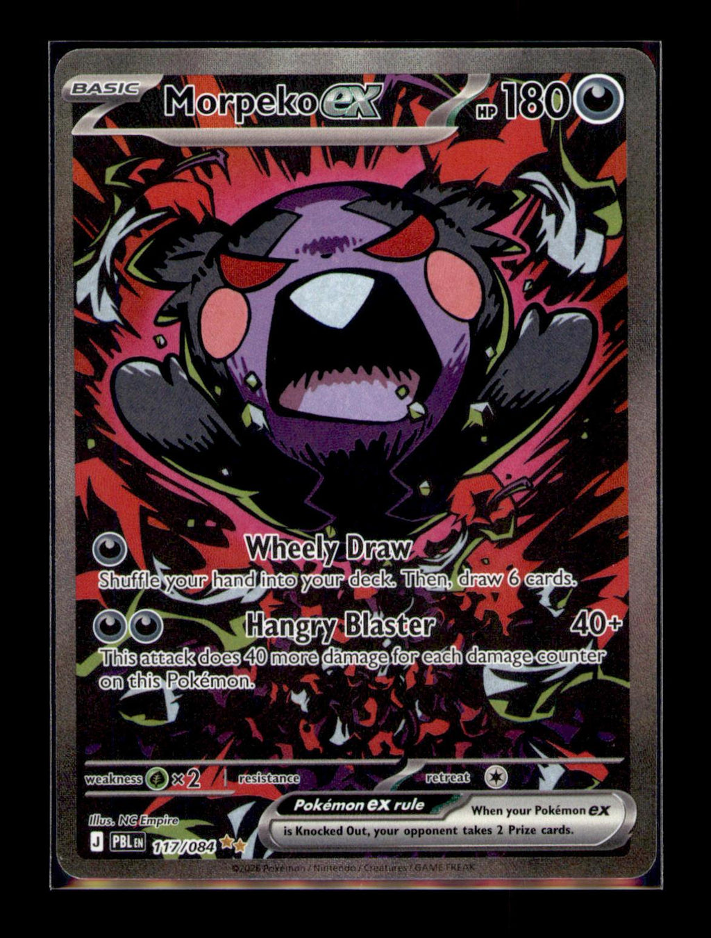 ME05: Pitch Black #117/084 Morpeko ex