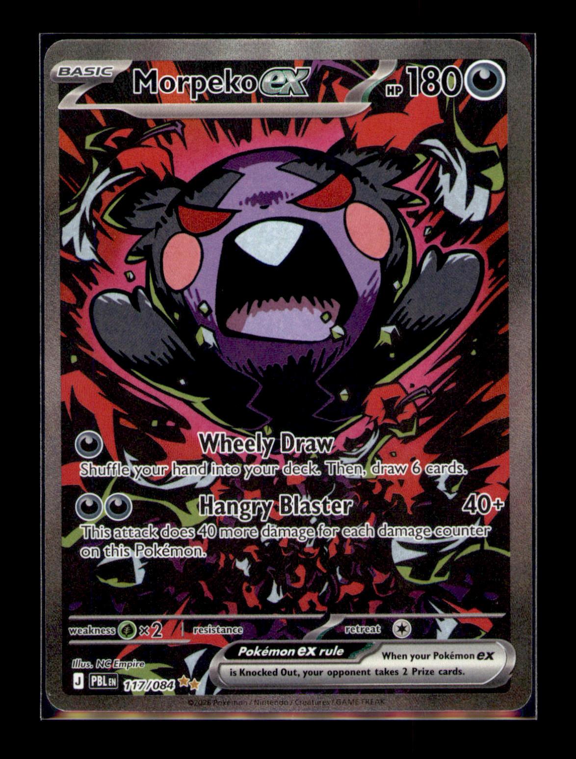 ME05: Pitch Black #117/084 Morpeko ex