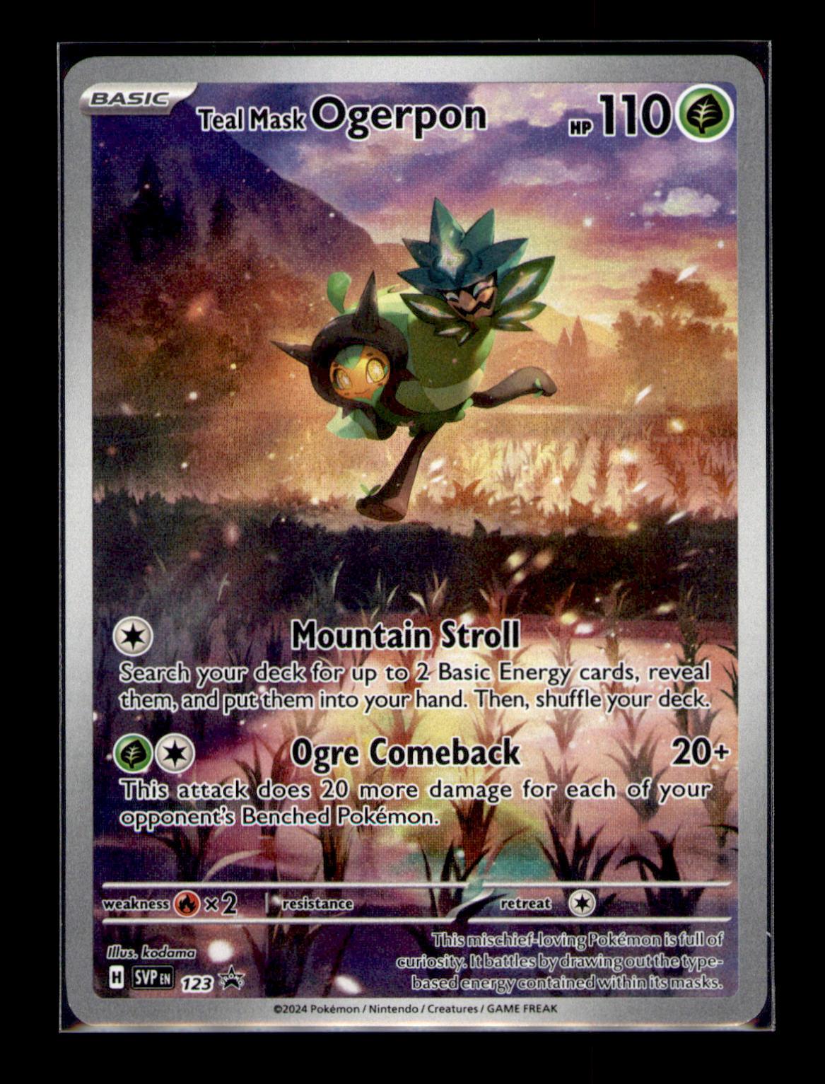 SV: Scarlet & Violet Promo Cards #123 Teal Mask Ogerpon