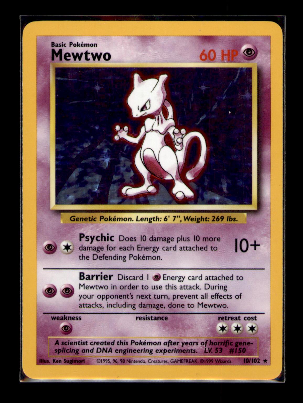 Base Set #010/102 Mewtwo