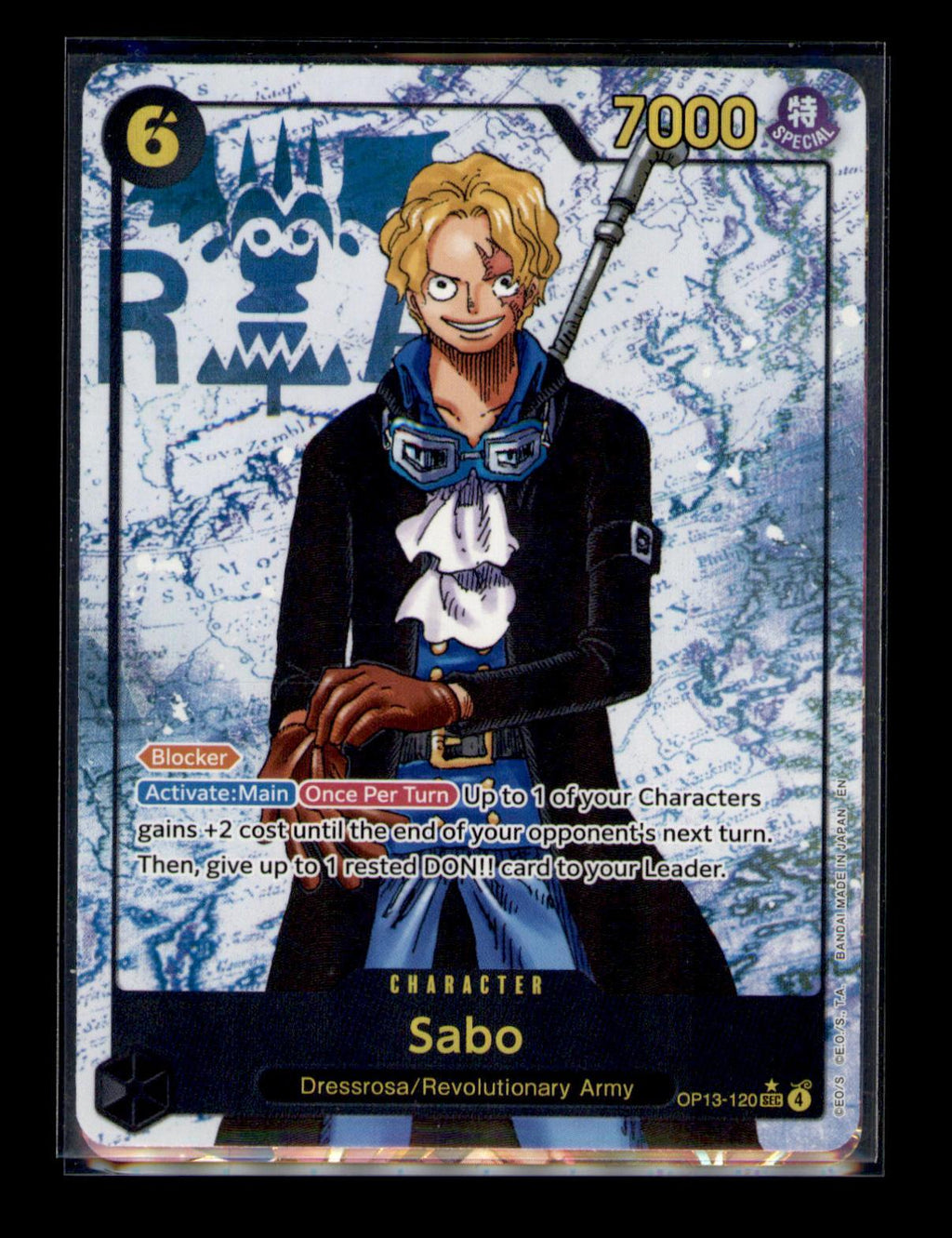 Carrying On His Will #OP13-120 Sabo (120) (Parallel)
