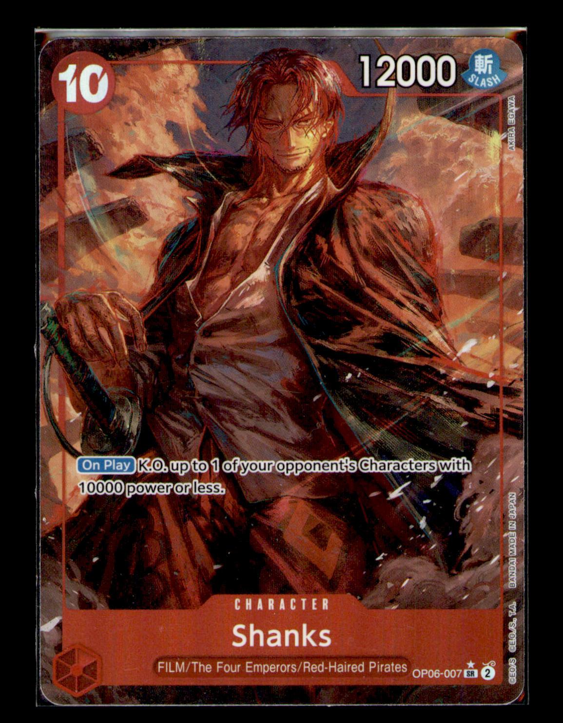 Wings of the Captain #OP06-007 Shanks (Alternate Art)