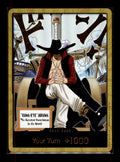 The Azure Sea's Seven DON!! Card (Dracule Mihawk) (Gold)