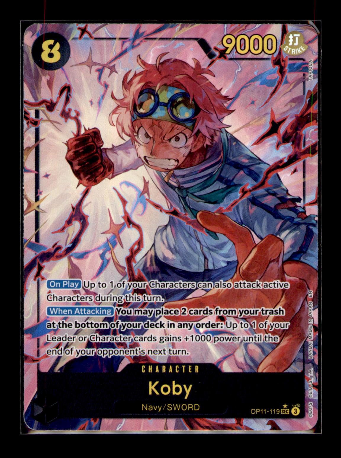 A Fist of Divine Speed #OP11-119 Koby (119) (Alternate Art)