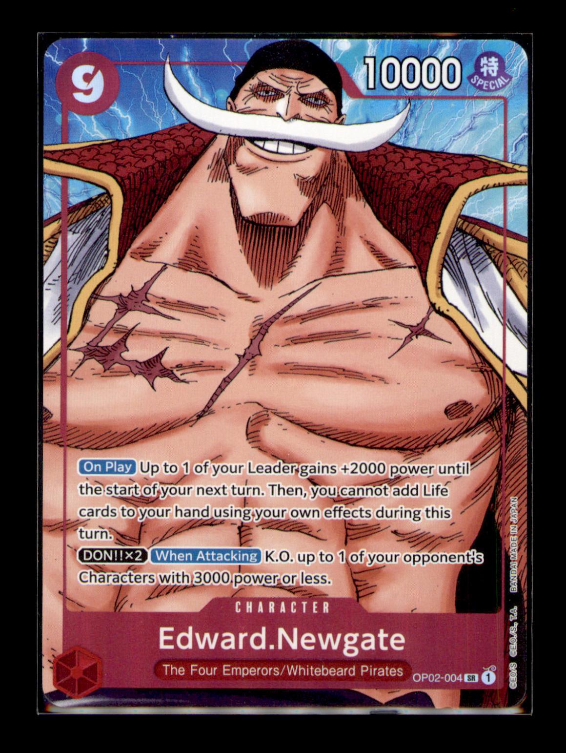 Paramount War #OP02-004 Edward.Newgate (004) (Alternate Art)