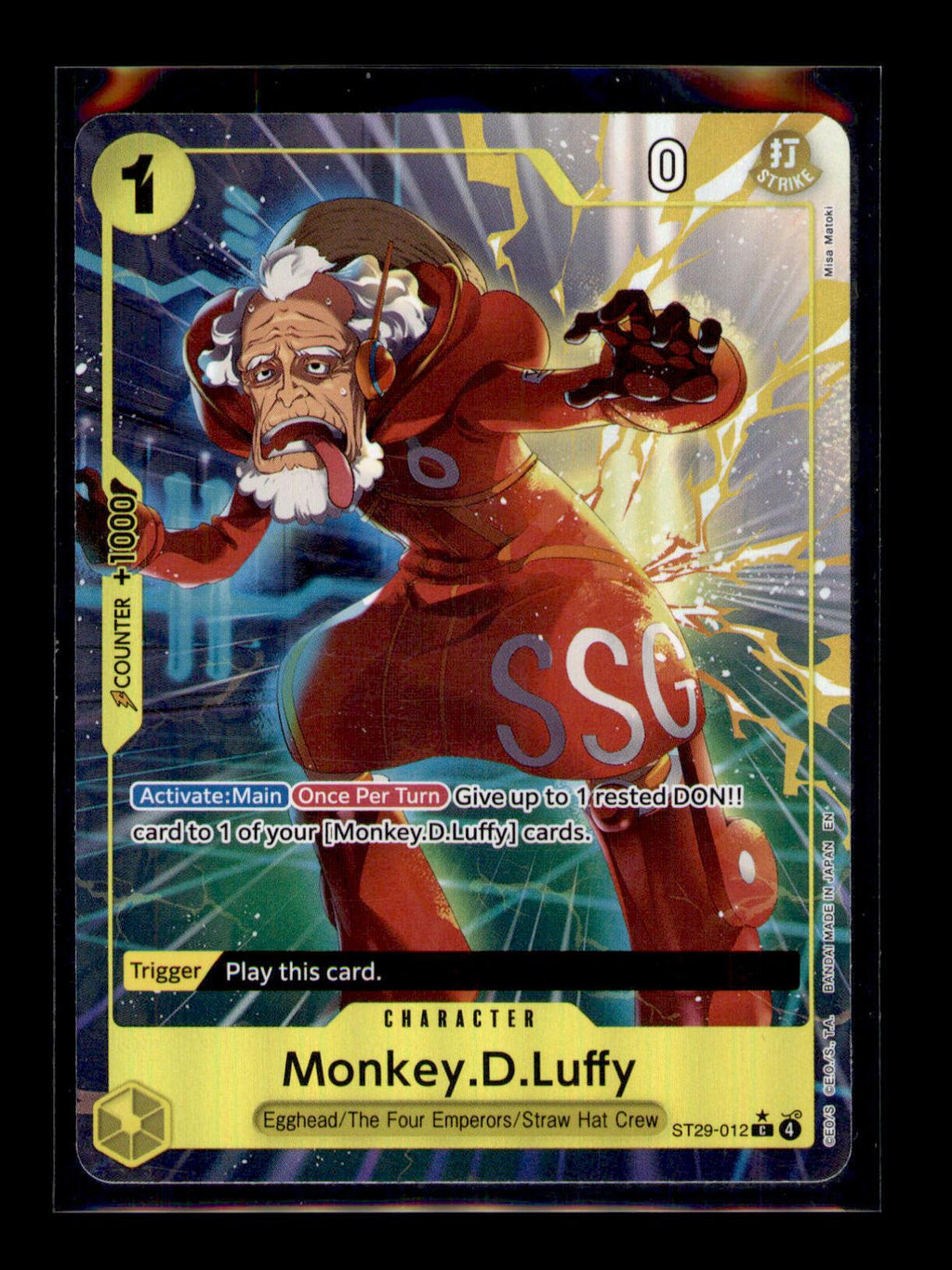 Starter Deck 29: Egghead #ST29-012 Monkey.D.Luffy (012)