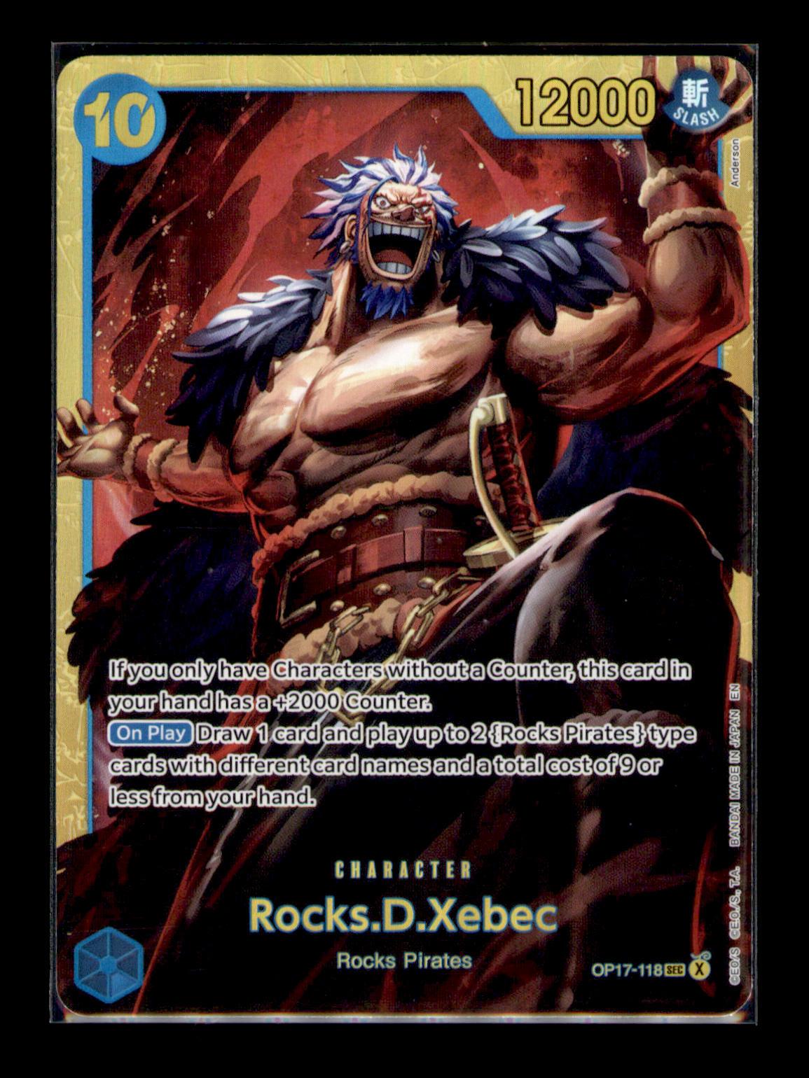 The World's Strongest Warriors #OP17-118 Rocks.D.Xebec (118)