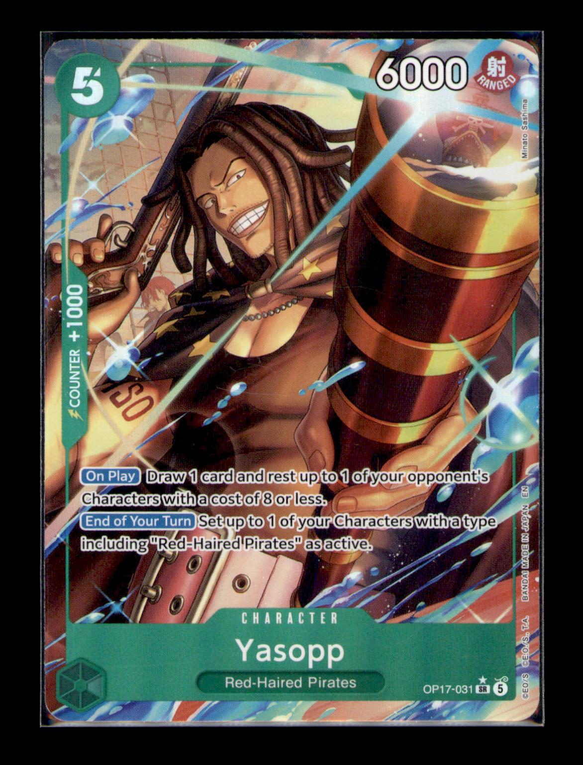 The World's Strongest Warriors #OP17-031 Yasopp (Alternate Art)