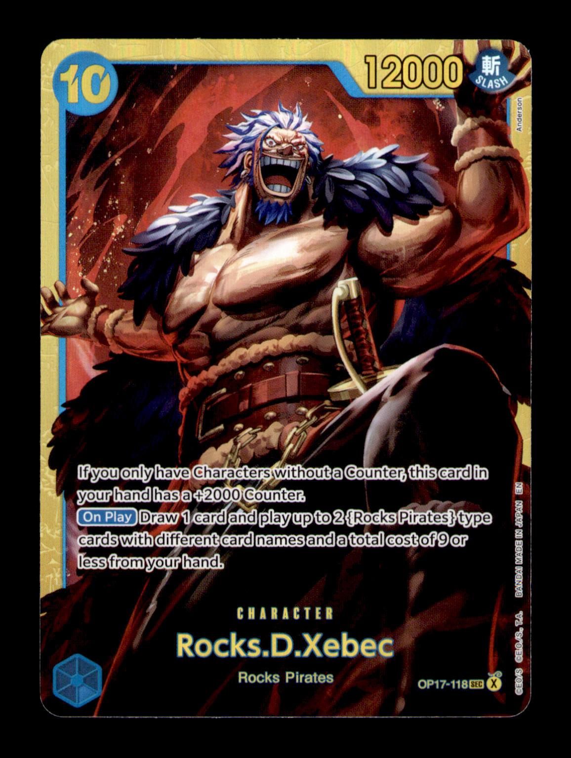 The World's Strongest Warriors #OP17-118 Rocks.D.Xebec (118)