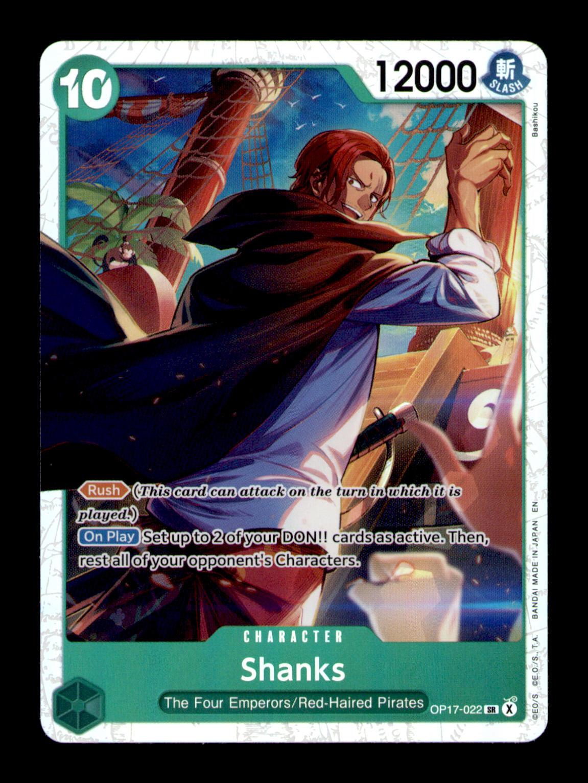 The World's Strongest Warriors #OP17-022 Shanks (022)