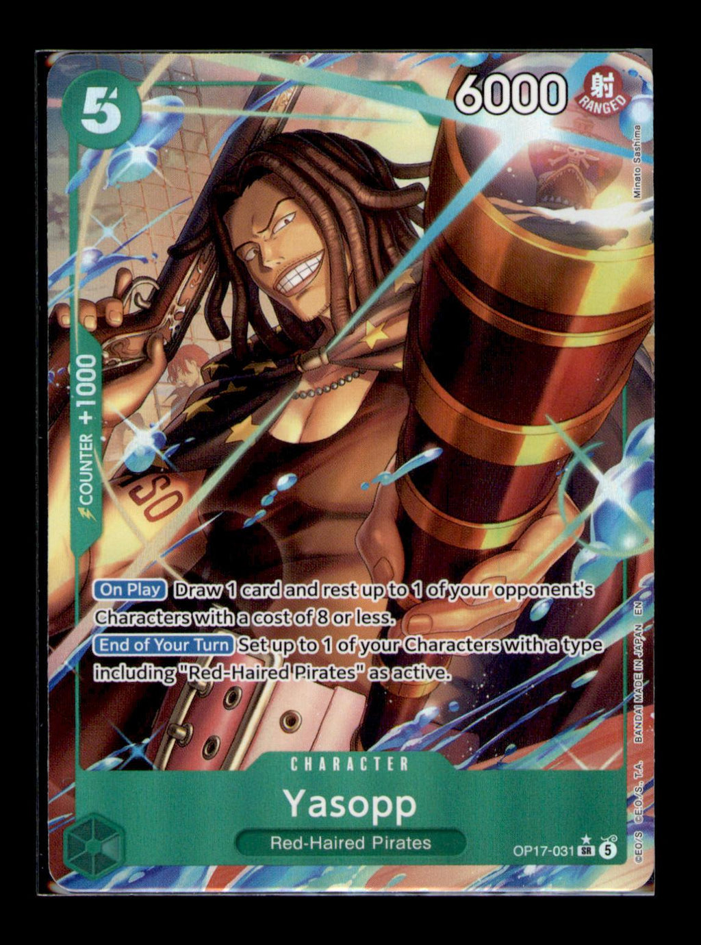 The World's Strongest Warriors #OP17-031 Yasopp (Alternate Art)