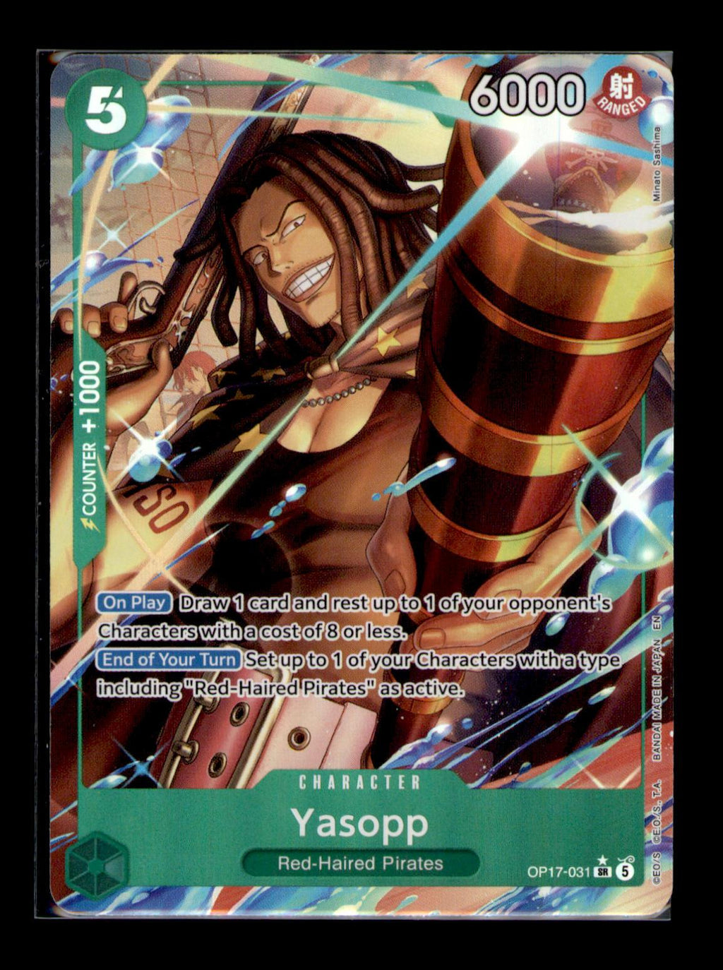 The World's Strongest Warriors #OP17-031 Yasopp (Alternate Art)
