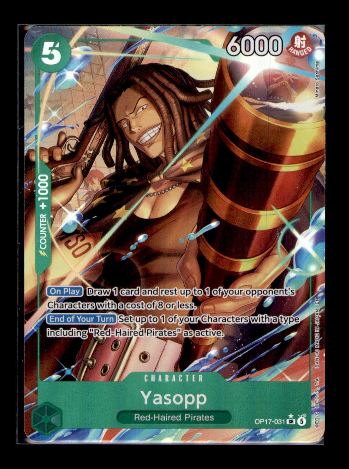 The World's Strongest Warriors #OP17-031 Yasopp (Alternate Art)