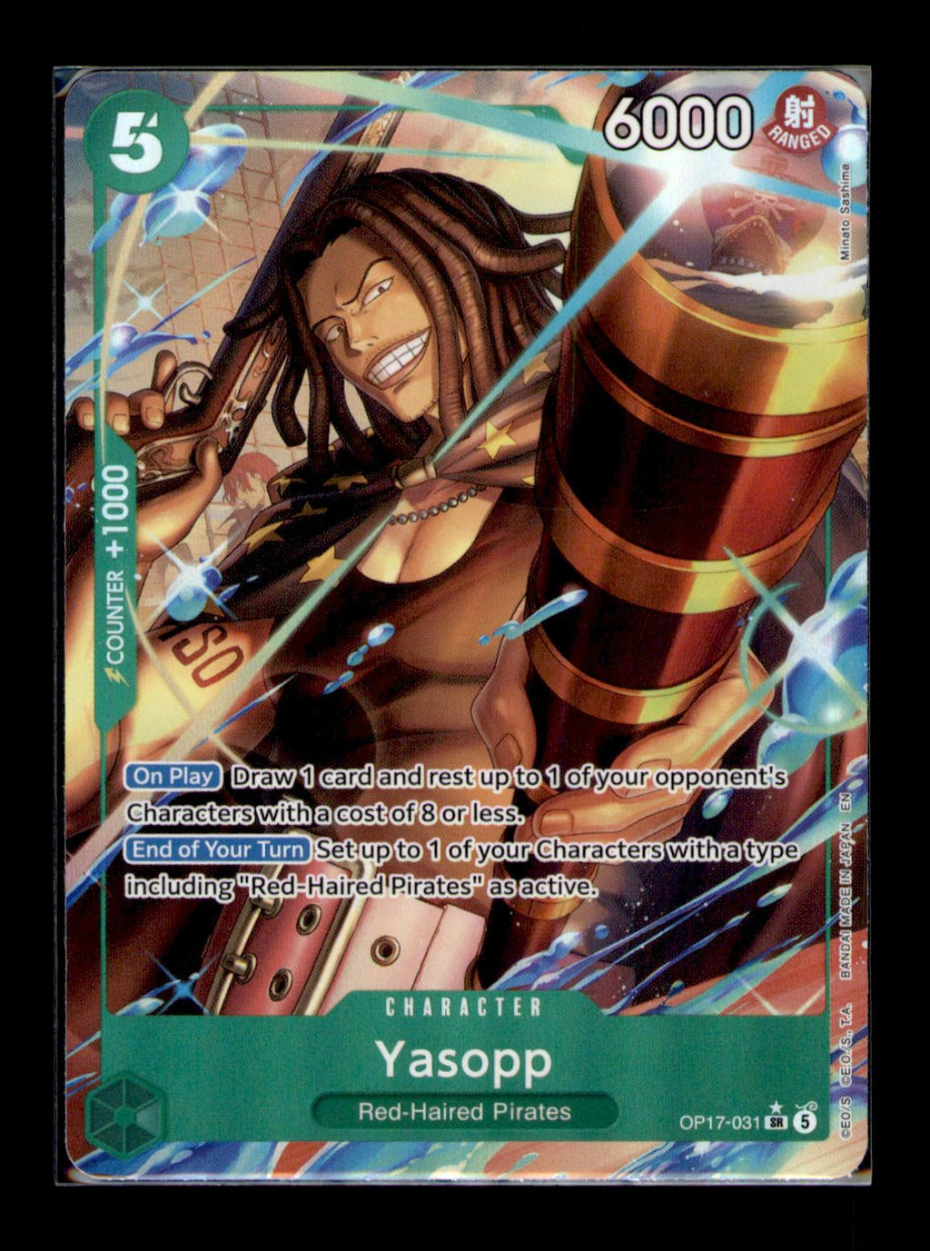 The World's Strongest Warriors #OP17-031 Yasopp (Alternate Art)