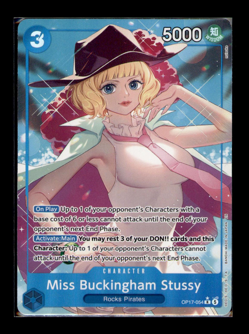 The World's Strongest Warriors #OP17-054 Miss Buckingham Stussy (Alternate Art)