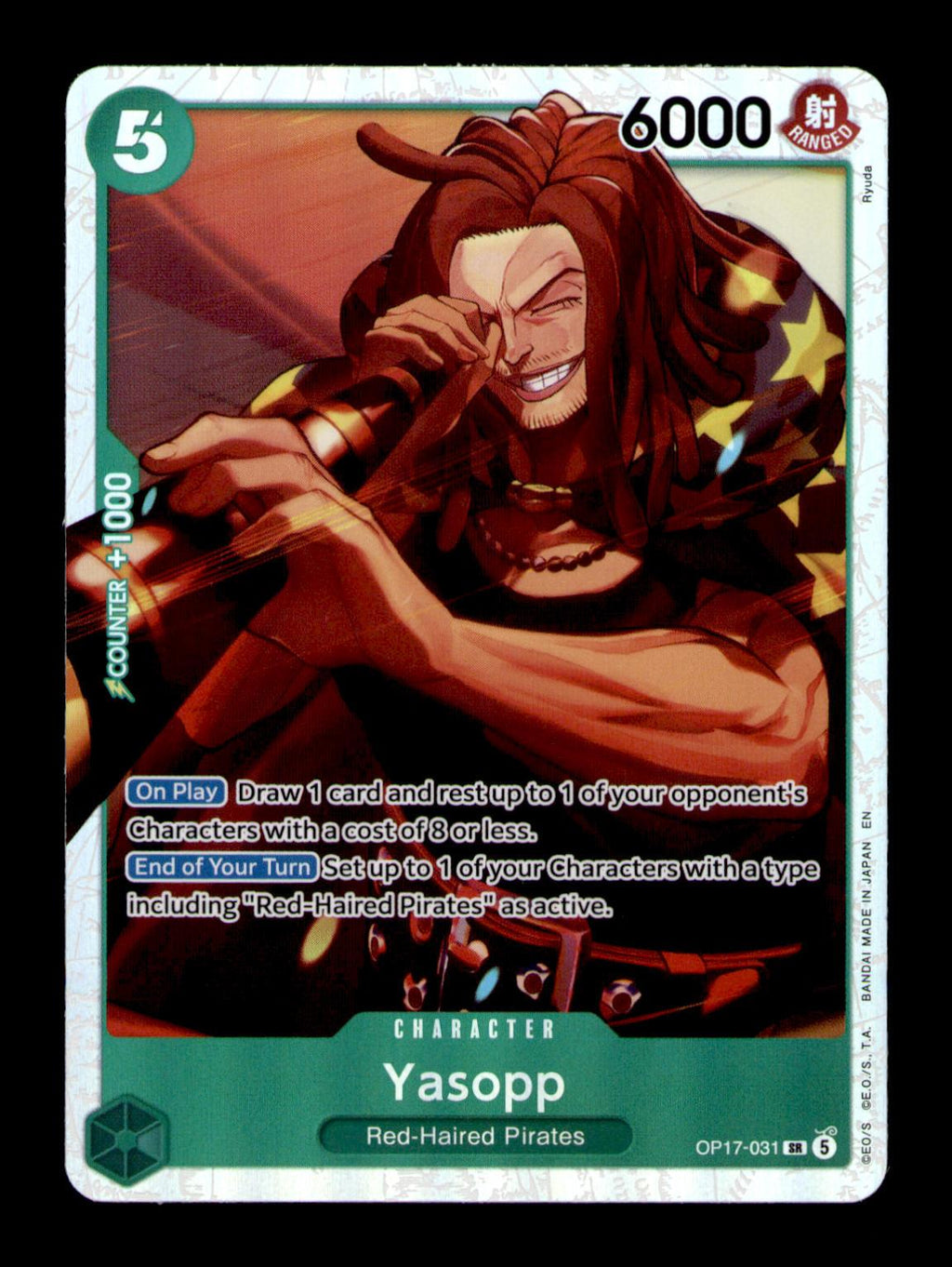 The World's Strongest Warriors #OP17-031 Yasopp