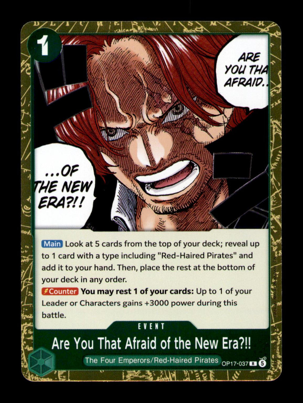 Emperors in the New World DON!! Card (Alternate Art)