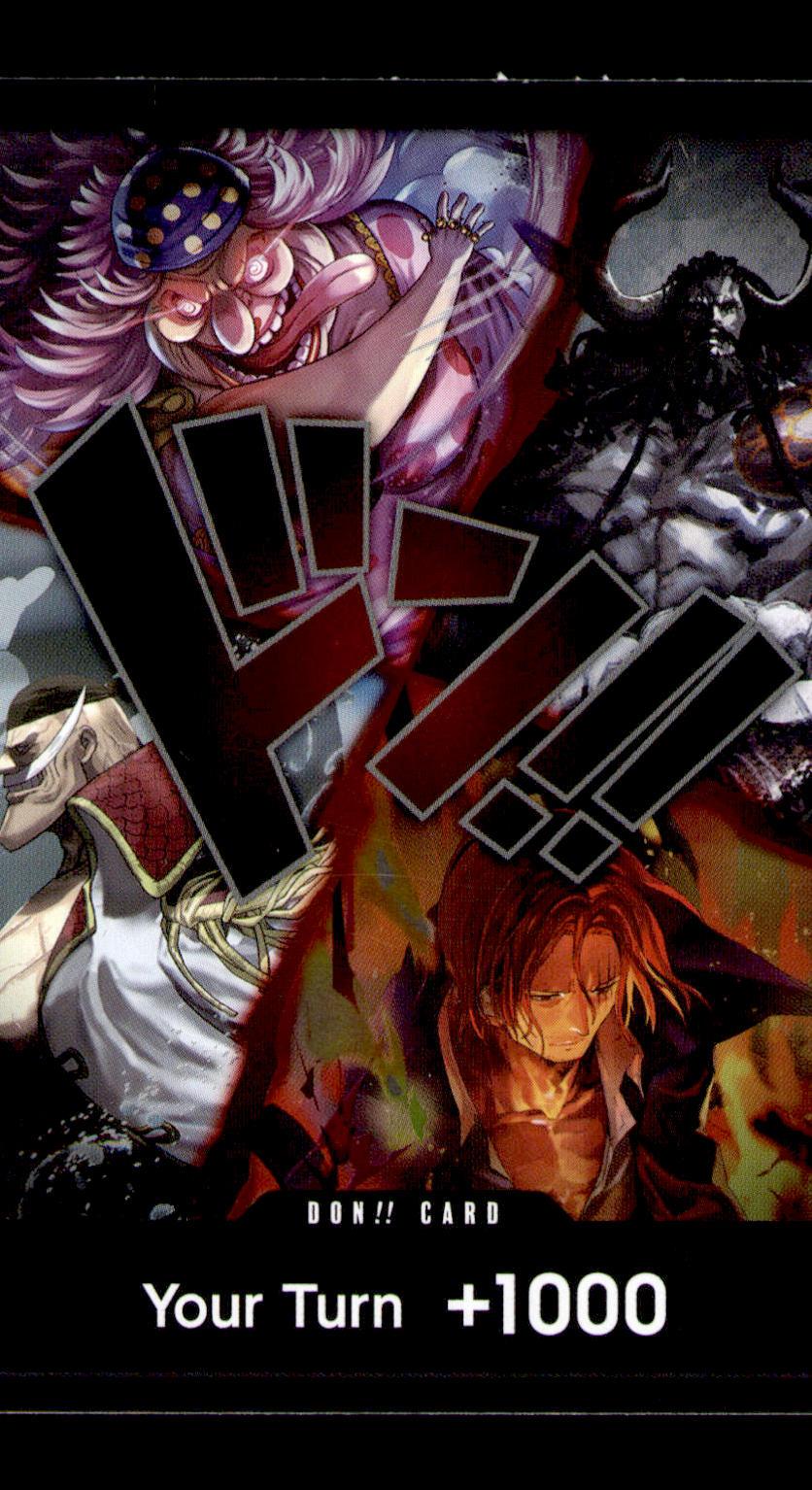 The World's Strongest Warriors DON!! Card (Alternate Art) (The Four Emperors)