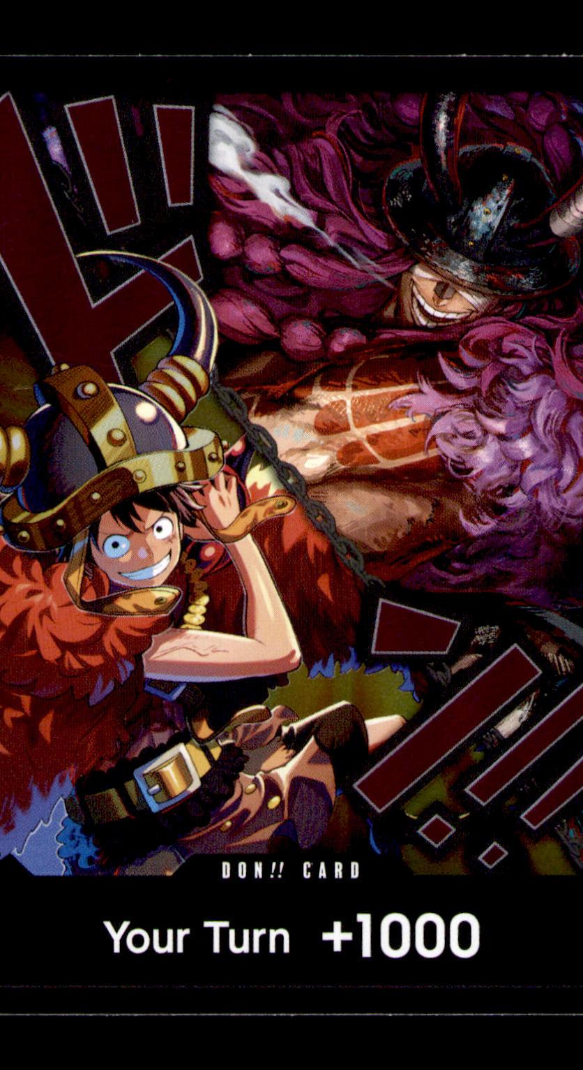 The World's Strongest Warriors DON!! Card (Alternate Art) (Luffy and Loki)